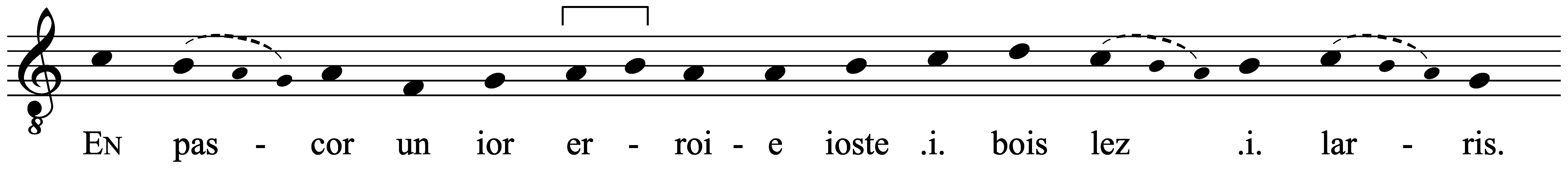 Work musical notation